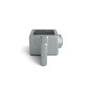 Orejeta individual macho Typ 36S, 25 mm, Galvanizado (Klemp)