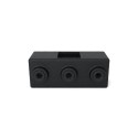 Two Socket Cross Typ 22S, 25 mm, Black (Klemp)