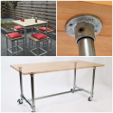 Flangia, rotonda Typ 10B, 26,9 mm, Zincato (Klemp) Flangia, rotonda Typ 10B, 26,9 mm, Zincato (Klemp)