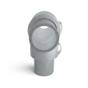 Conexión en T corta reductora Typ 2VFE, 60,3 mm - 48,3 mm, Galvanizado (Klemp)