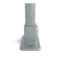 Square footplate Typ 12S, 40 mm, Galvanized (Klemp)