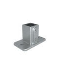 Vierkante voetplaat Typ 12S, 40 mm, Thermisch verzinkt (Klemp)