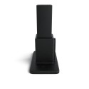 Square footplate Typ 12S, 40 mm, Black (Klemp)