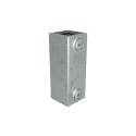 Straight coupling Type 8S, 40 mm, Galvanized (Klemp)