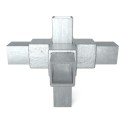 Cruz de cuatro salidas Tipo 26S, 40 mm, Galvanizado (Klemp)