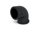 Kolano 90° Typ 6D, 42.4 mm, Black Outdoor (Klemp)