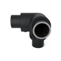 3-Way top 90° Type 18C, 33.7 mm, Black Outdoor (Klemp)