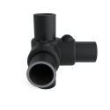 Trójnik narożnikowy Typ 20D, 42.4 mm, Black Outdoor (Klemp)