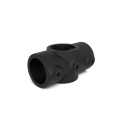 Croce a due vie Typ 22C, 33.7 mm, Nero Outdoor (Klemp)