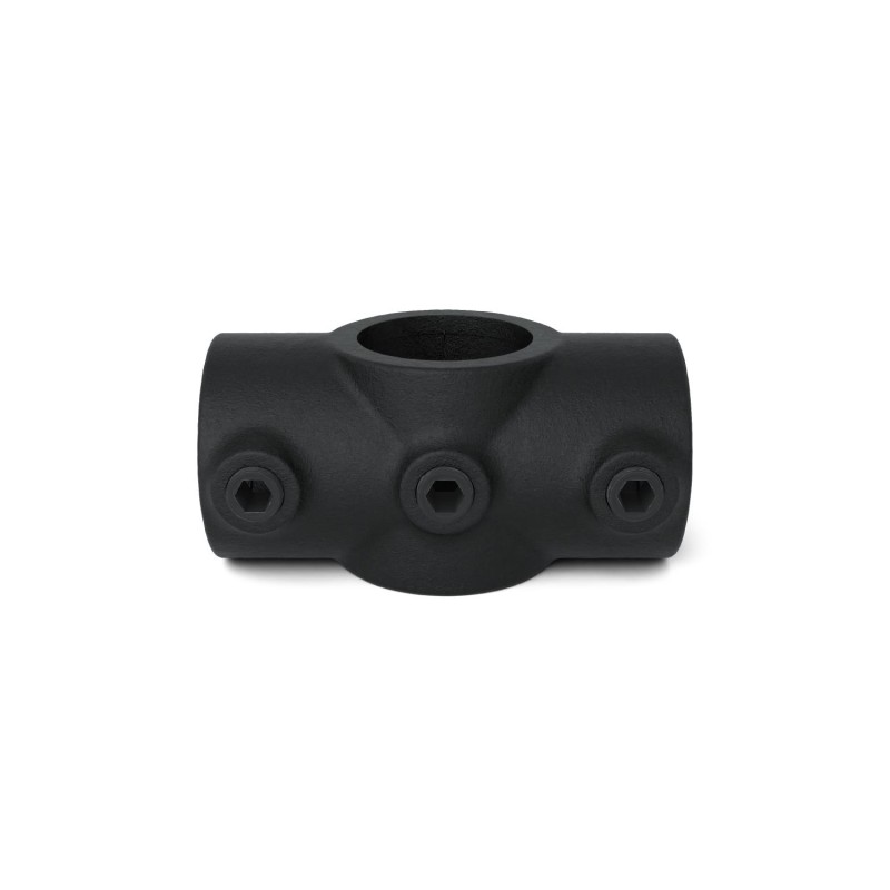 Croce a due vie Typ 22D, 42.4 mm, Nero Outdoor (Klemp) - Raccordi per tubi neri