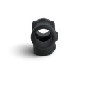 Side outlet tee Type 24D, 42.4 mm, Black Outdoor (Klemp)