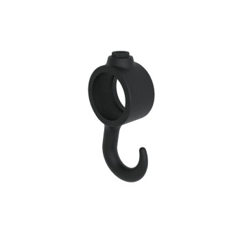 Coat hook Type 64C, 33.7 mm, Black Outdoor (Klemp)