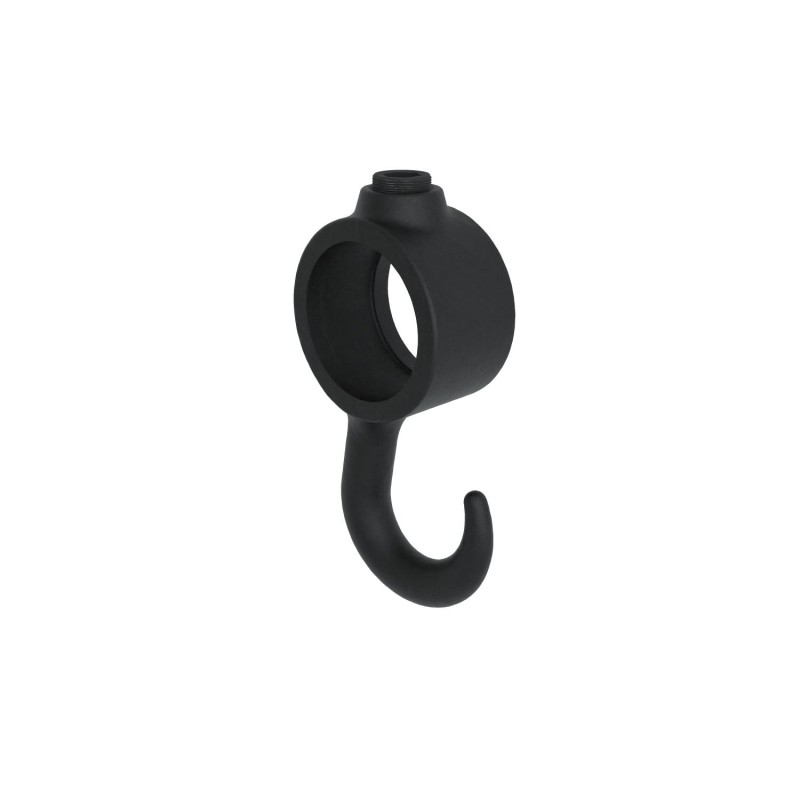 Coat hook Type 64D, 42.4 mm, Black Outdoor (Klemp) - Black Tubefittings