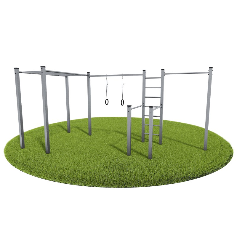 Outdoor Gym - Street Workout Park - Model 9 (Klemp) - Calisthenics Parks