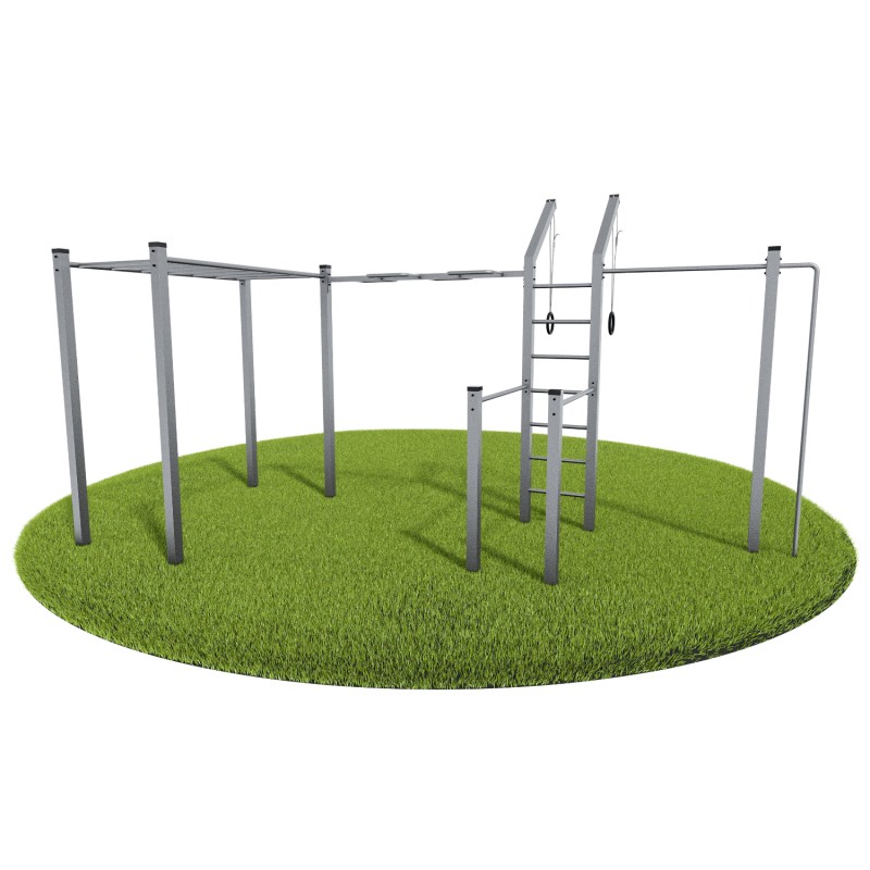 Outdoor Workout Plein - Model 12 (Klemp) - Calisthenics Parken