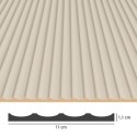 Pannello fresato in MDF Laguna - Beige (Klemp)