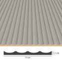 Laguna fluted MDF wall panel - Cashmere (Klemp)
