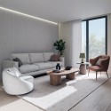 Pannello fresato in MDF Laguna - Bianco (Klemp)