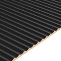 Pannello fresato in MDF Laguna - Nero (Klemp)