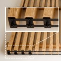 Listelli girevoli in legno - 30x60 mm - Rovere Wotan (Klemp)