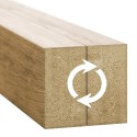 Divisorio autoportante a listelli - 30x60 mm - Rovere Naturale (Klemp)