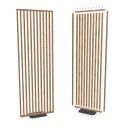 Vrijstaande latten scheidingswand - 30x60 mm - Wotan Eiken (Klemp)
