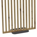 Vrijstaande latten scheidingswand - 30x60 mm - Artisan Eiken (Klemp)