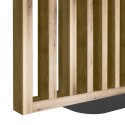 Divisorio autoportante a listelli - 30x60 mm - Rovere Artisan (Klemp)