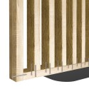 Divisorio autoportante a listelli - 30x60 mm - Rovere Sonoma (Klemp)