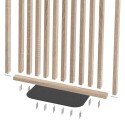 Freestanding slat room divider - 30x60 mm - Sonoma Oak (Klemp)