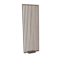 Vrijstaande latten scheidingswand - 30x60 mm - Walnoot (Klemp)