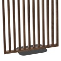 Divisorio autoportante a listelli - 30x60 mm - Noce (Klemp)