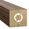 Divisorio autoportante a listelli - 30x60 mm - Noce (Klemp)