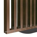 Divisorio autoportante a listelli - 30x60 mm - Noce (Klemp)