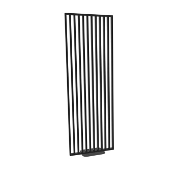 Freistehender Lamellen-Raumteiler - 30x60 mm - Schwarz (Klemp)