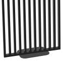 Divisorio autoportante a listelli - 30x60 mm - Nero (Klemp)