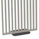 Freistehender Lamellen-Raumteiler - 30x60 mm - Kaschmir (Klemp)