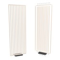 Freistehender Lamellen-Raumteiler - 30x60 mm - Beige (Klemp)