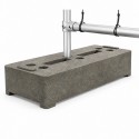 Outdoor presentatiewand - Zilver (Klemp)