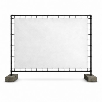 Outdoor presentatiewand - Zwart (Klemp)