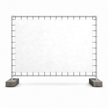 Outdoor presentatiewand - Zilver (Klemp)
