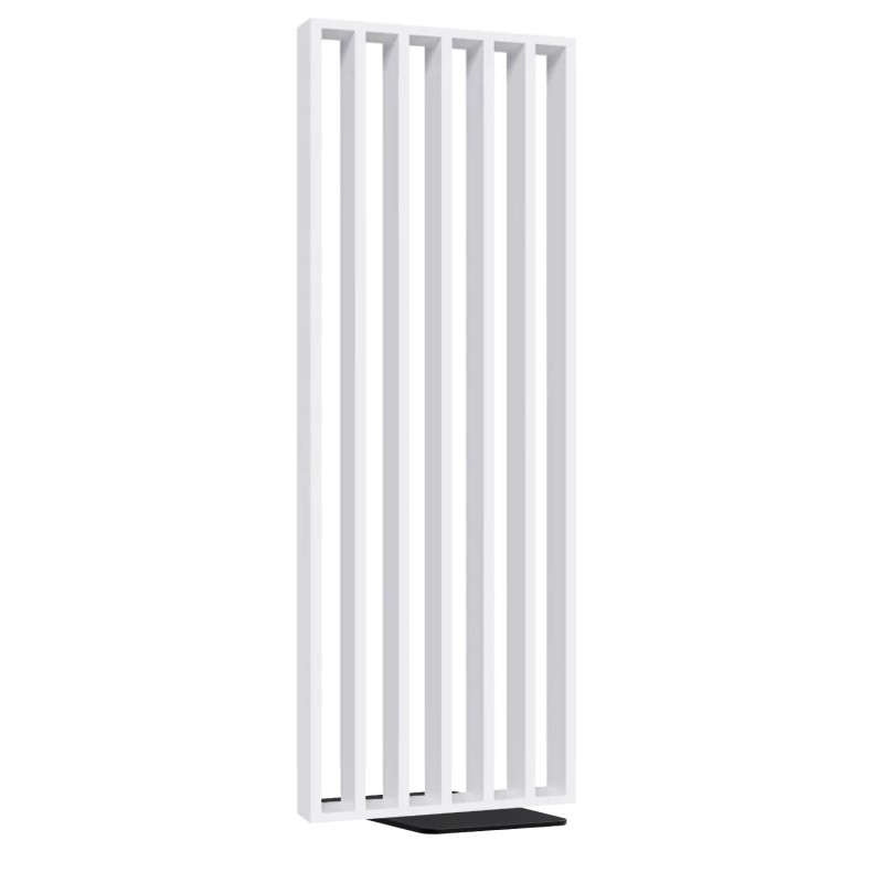 Divisorio autoportante a listelli - 22x70 mm - Bianco (Klemp) - Parete a doghe