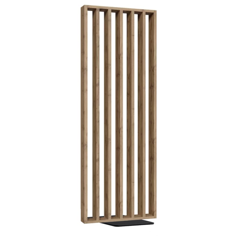 Cloison de séparation autoportante en tasseaux - 22x70 mm - Chêne Naturel (Klemp) - Separateur de piece