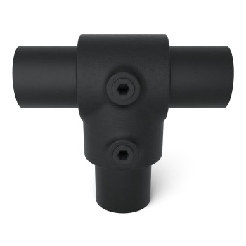 Conexión en T corta Typ 2E, 48.3 mm, Negro Outdoor (Klemp)