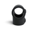 Short tee Type 2E, 48.3 mm, Black Outdoor (Klemp)
