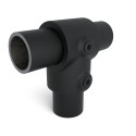 Conexión en T corta Typ 2E, 48.3 mm, Negro Outdoor (Klemp)