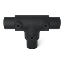 Tee lungo Typ 4E, 48.3 mm, Nero Outdoor (Klemp)
