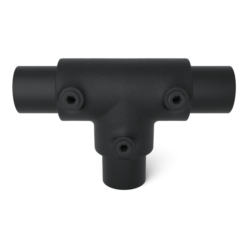 Té long Typ 4E, 48.3 mm, Noir Outdoor (Klemp) - E (48,3mm)