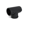 Conexión en T larga Typ 4E, 48.3 mm, Negro Outdoor (Klemp)