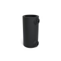 Straight coupl Type 8E, 48.3 mm, Black Outdoor (Klemp)